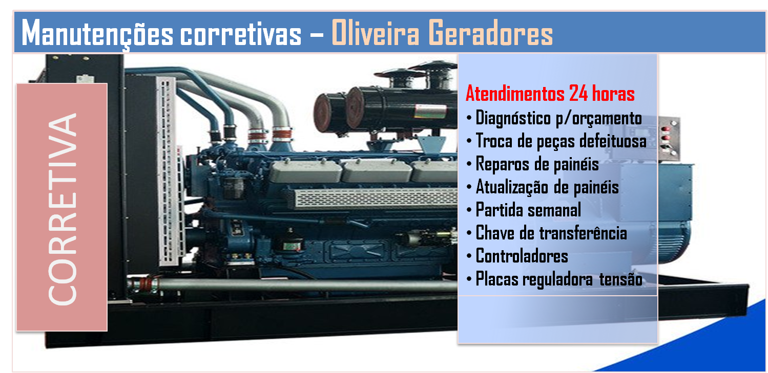 Manutenção corretiva - Oliveira Geradores Manutenção corretiva - Oliveira Geradores