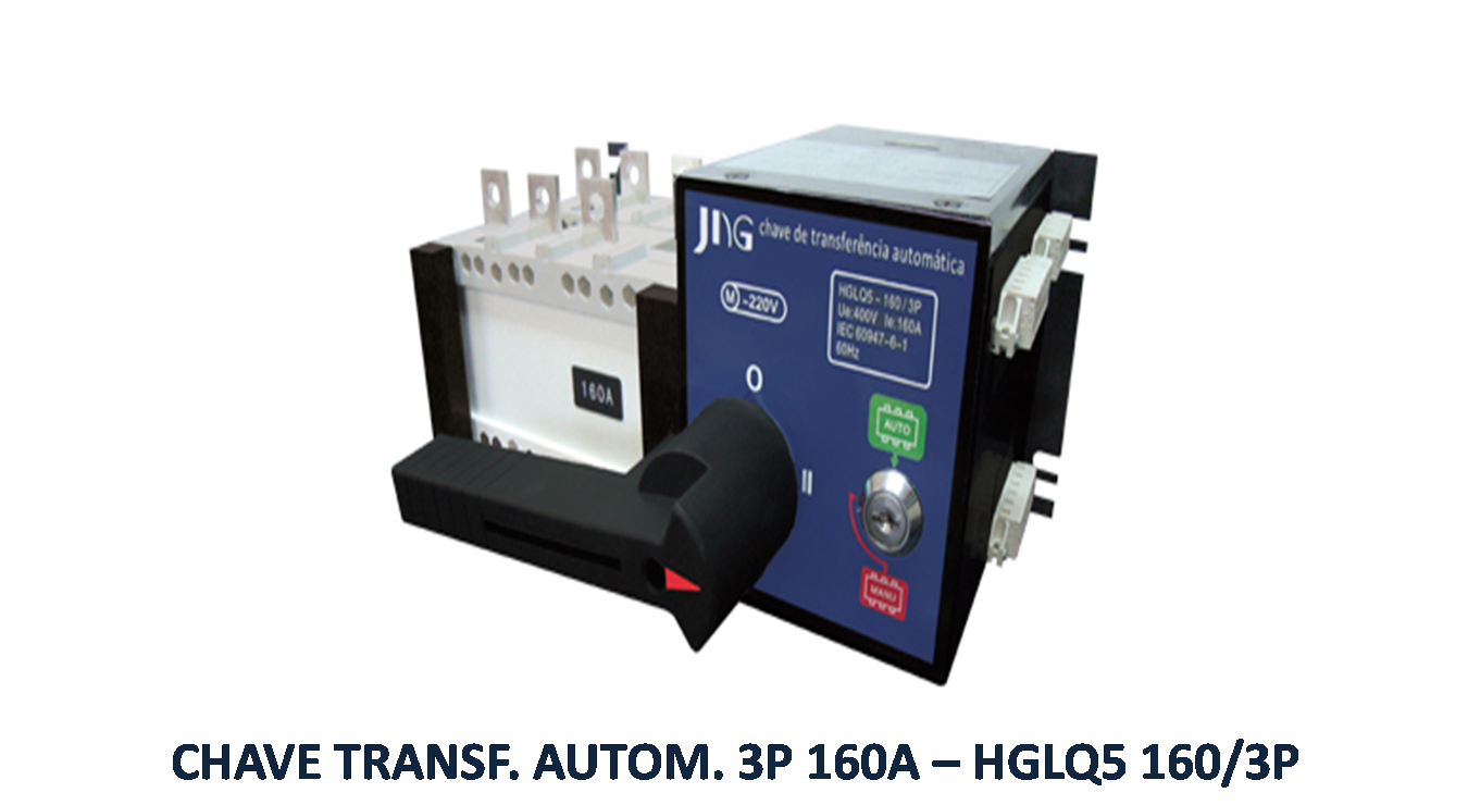 CHAVE TRANSF. AUTOM. 3P 160A – HGLQ5 160-3P