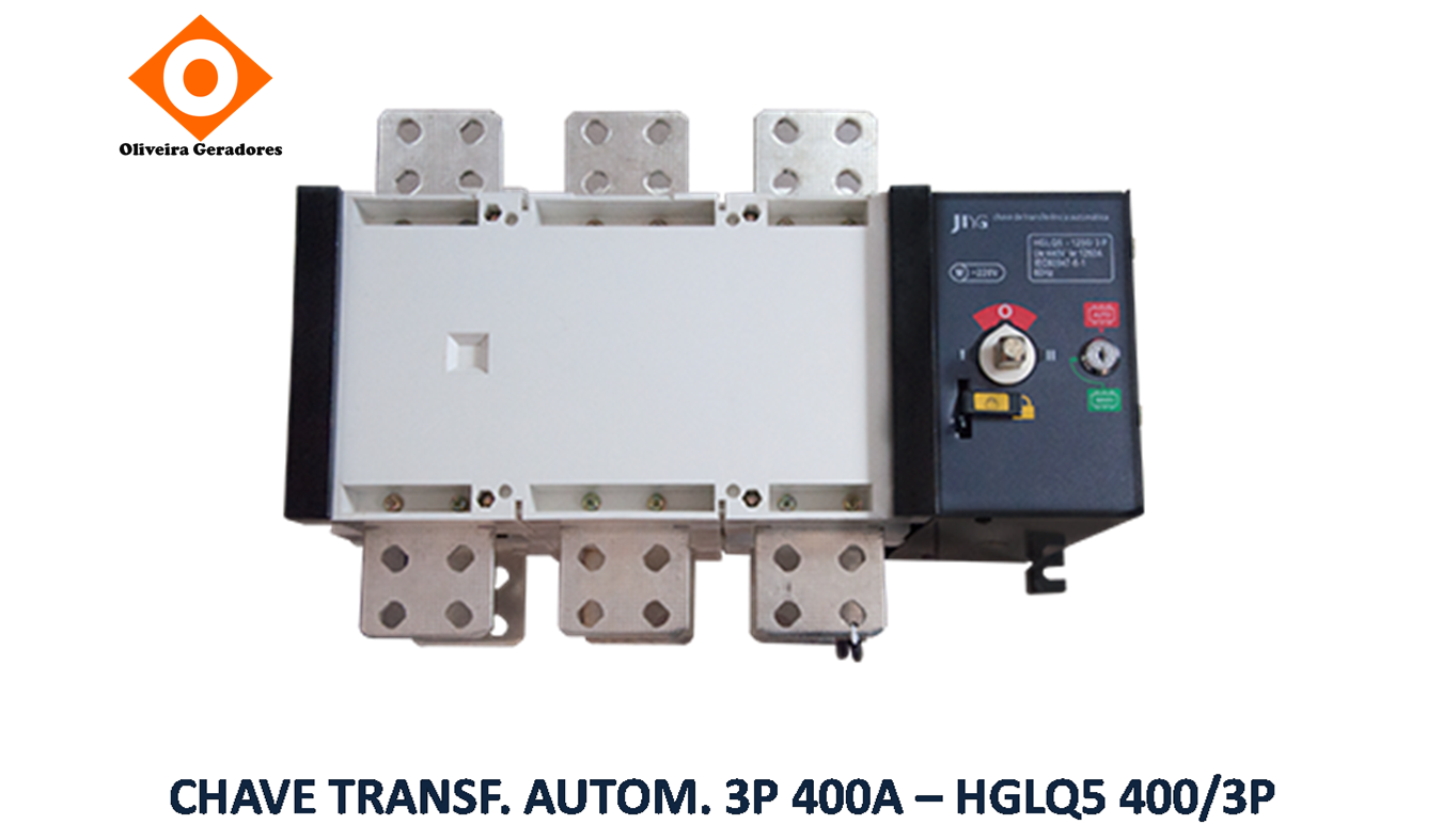 CHAVE TRANSF. AUTOM. 3P 400 - HGLQ5 400-3P